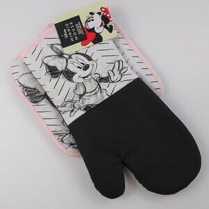 NWT Disney Minnie Mouse Oven Mitt & Potholder Set